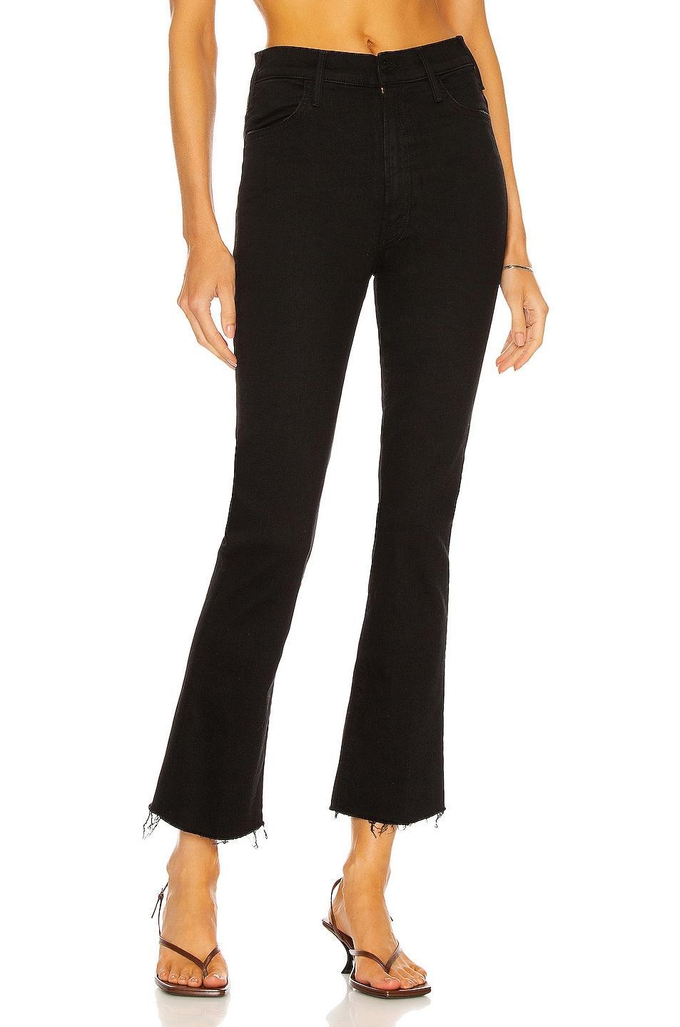 MOTHER The Hustler High Waist Ankle Fray Jeans Product Image