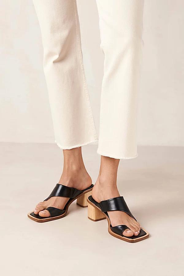 ALOHAS Josie Leather Asymmetrical Heeled Sandal Womens at Urban Outfitters Product Image