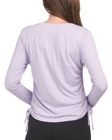 Textured Crew Neck Top for Women Product Image