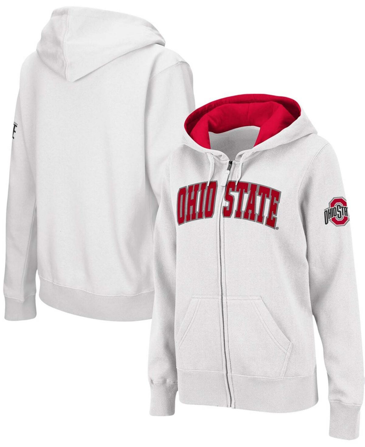 Womens Ohio State Buckeyes Arched Name Full-Zip Hoodie Product Image