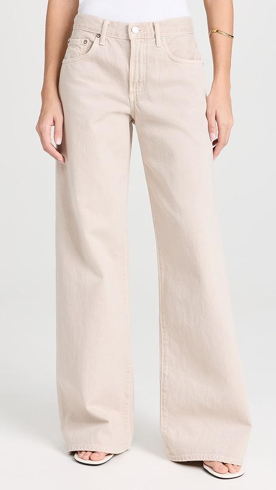 AGOLDE Clara Low Rise Baggy Flare Jeans | Shopbop Product Image