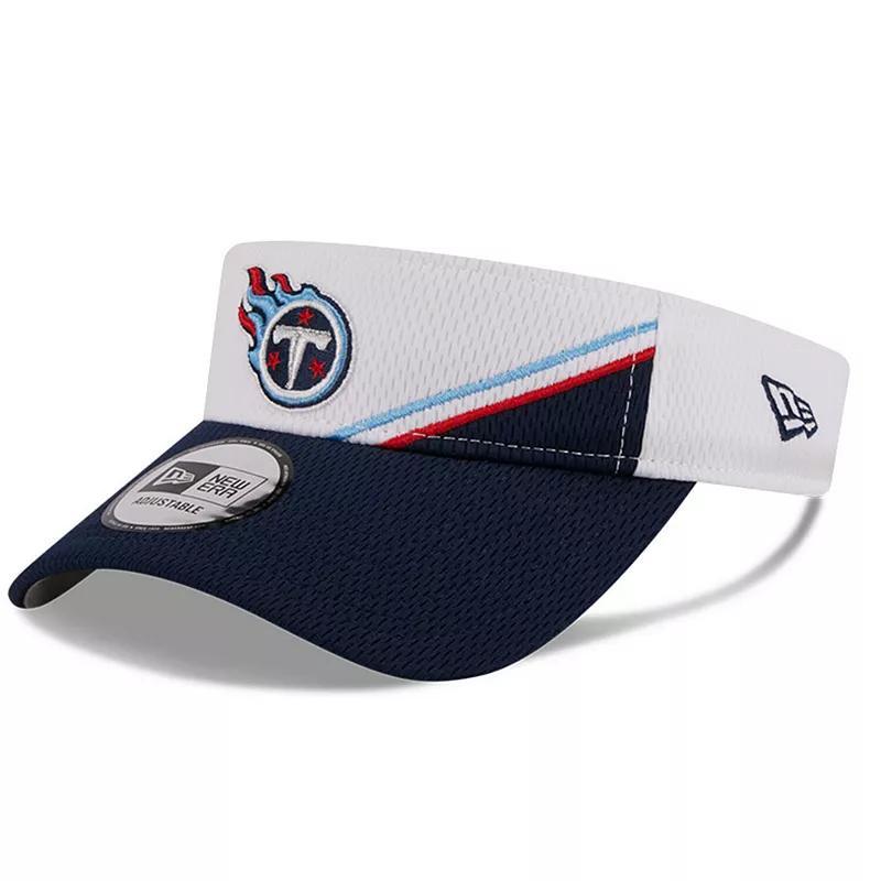 Mens New Era /Navy Tennessee Titans 2023 Sideline Adjustable Visor Product Image