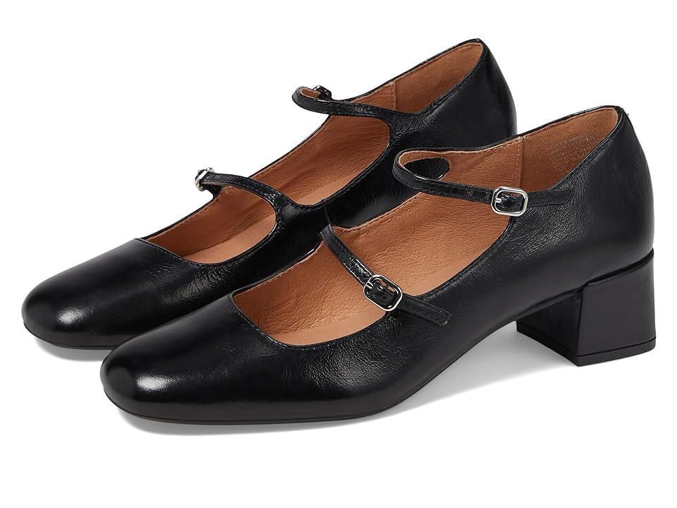 Madewell The Nettie Heeled Mary Jane in Leather (True ) Women's Shoes Product Image