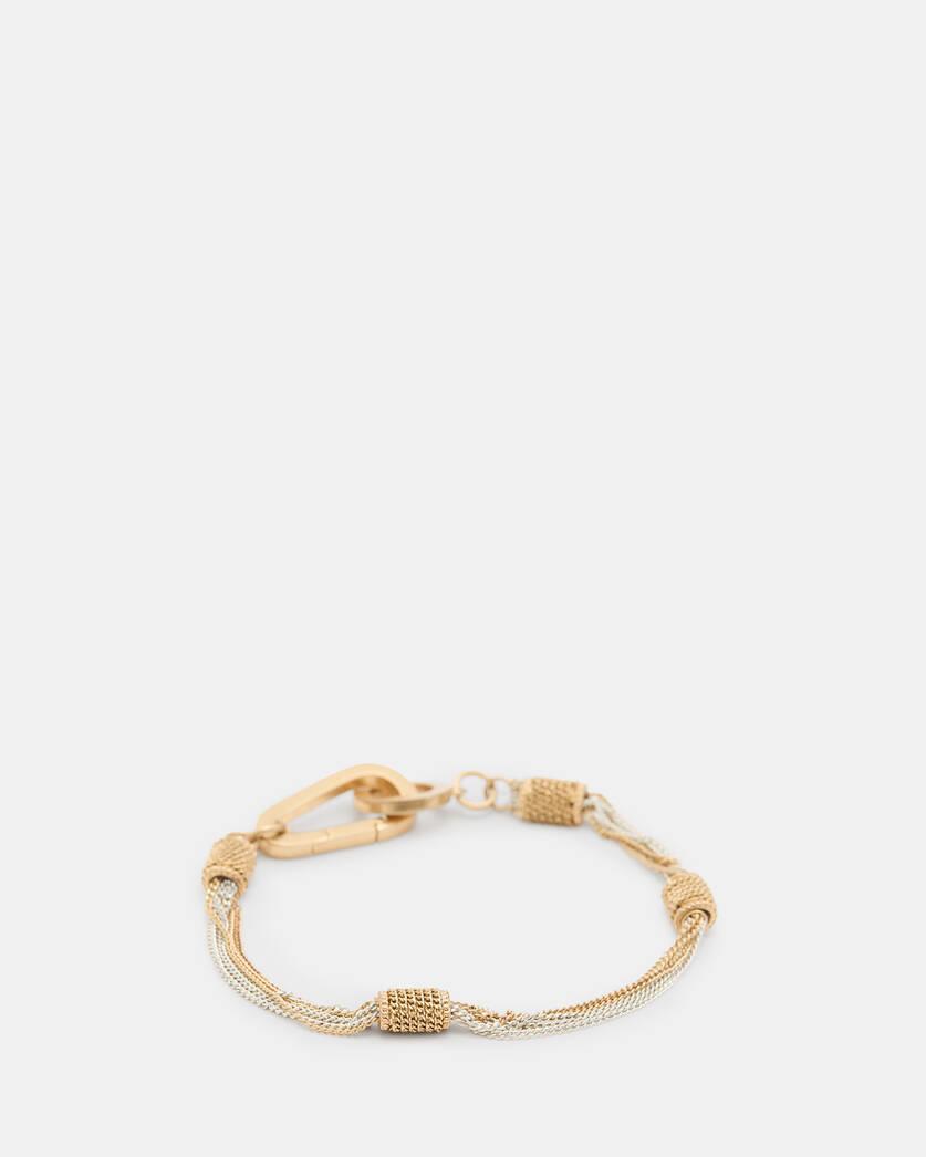 Fleur Two Tone Chain Bracelet Product Image