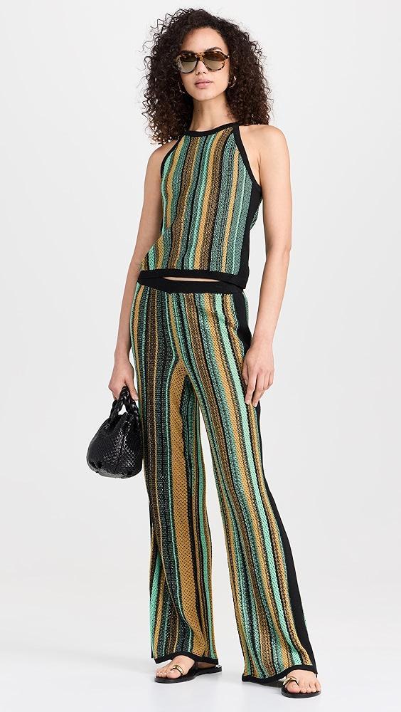 Nation LTD Cher Crochet Stripe Pants | Shopbop Product Image