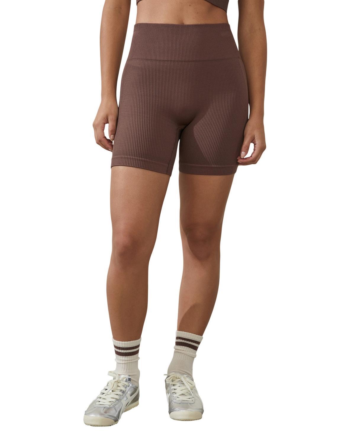 Cotton On Womens Seamless Rib Bike Shorts Product Image