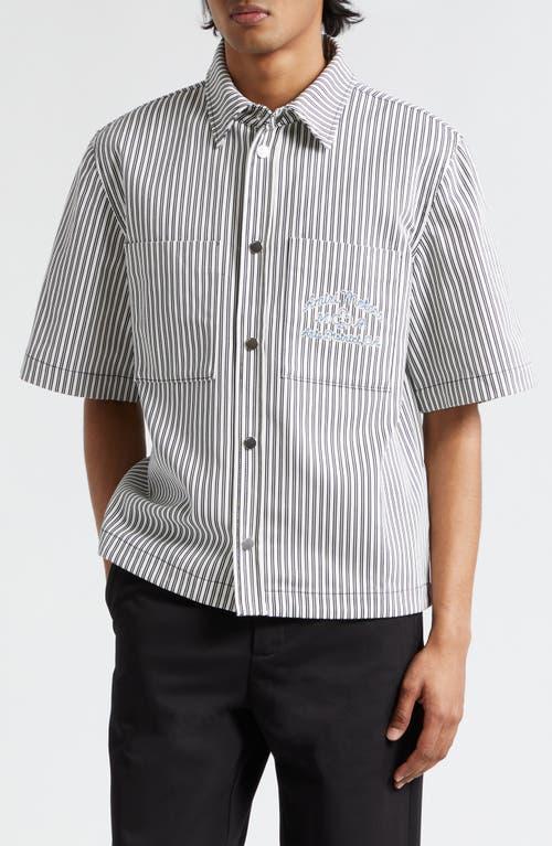 AMIRI Motors Stripe Cotton Camp Shirt Product Image