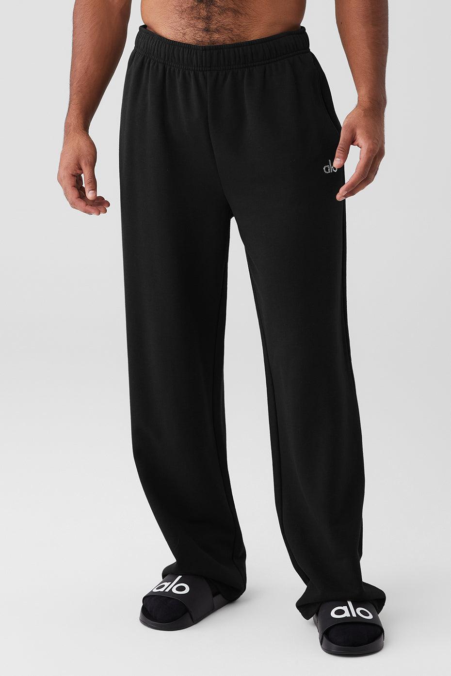 Accolade Straight Leg Sweatpant - Black Male Product Image