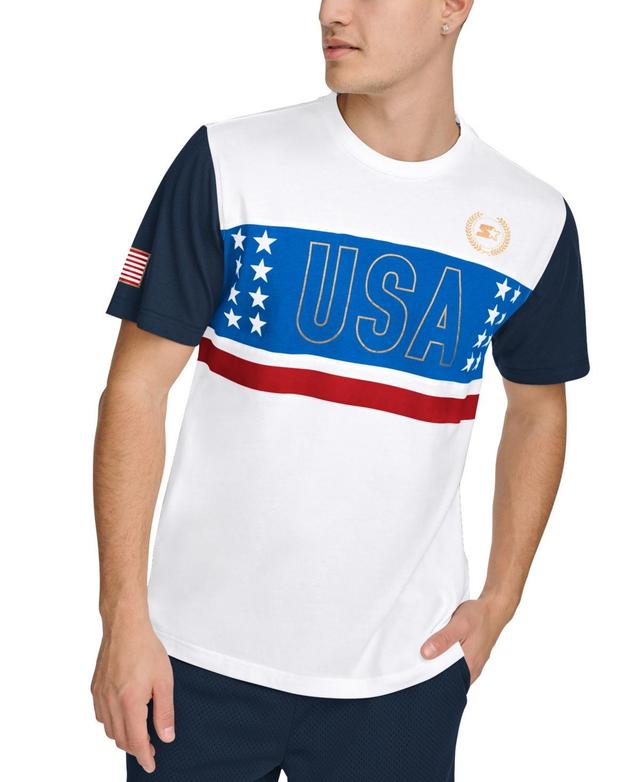 Starter Mens Opening Ceremony Colorblocked Graphic T-Shirt Product Image