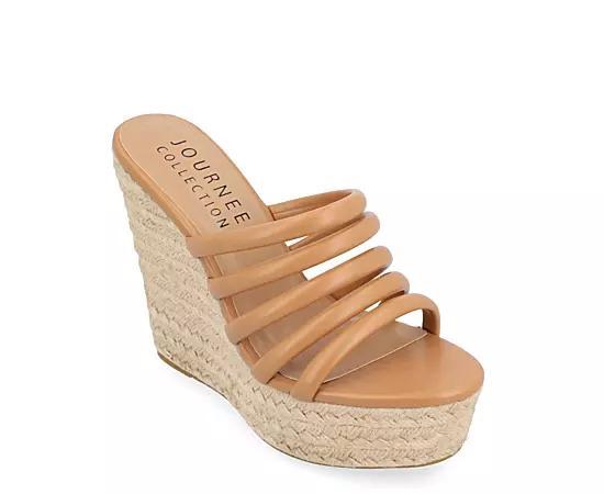 Journee Collection Womens Cynthie Wedge Sandal Product Image