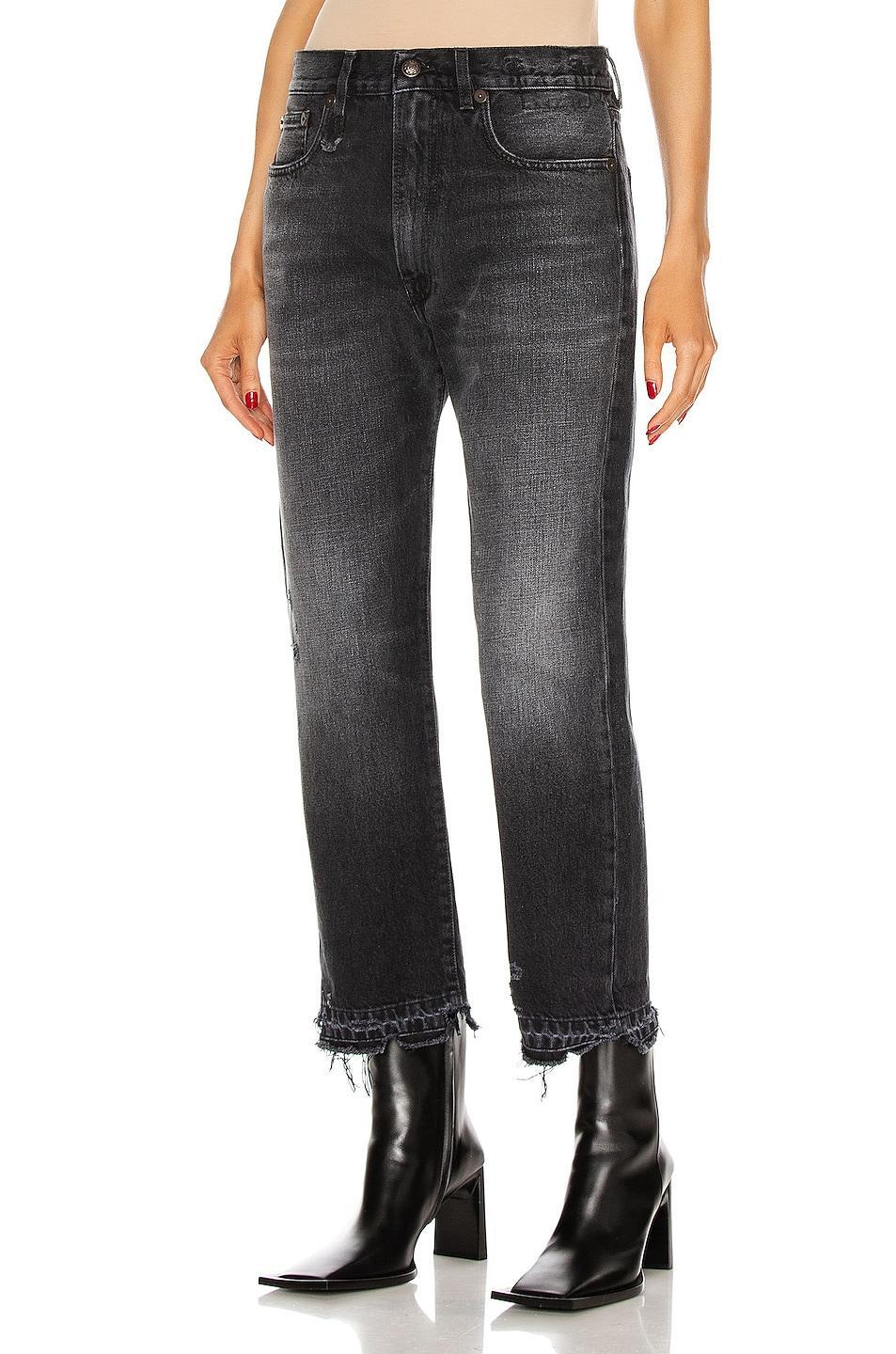 R13 Distressed Boyfriend Jeans Product Image