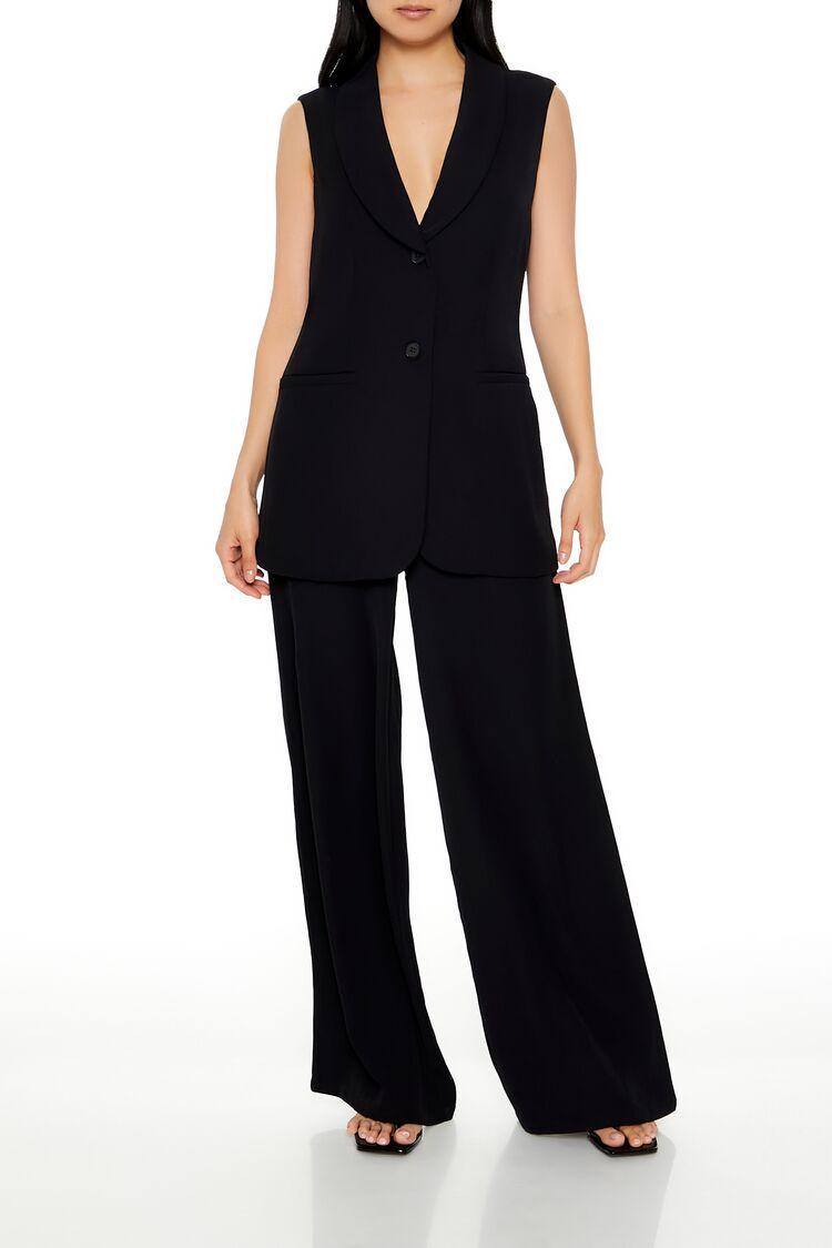 Longline Vest & Trouser Pants Set | Forever 21 Product Image