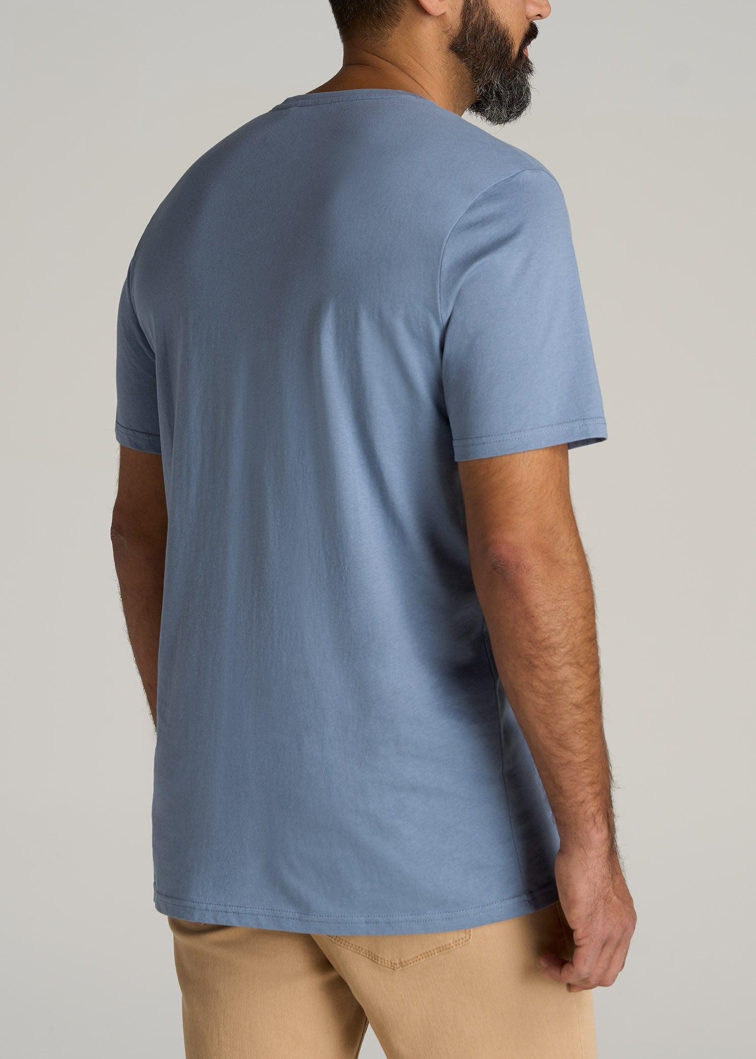 The Everyday REGULAR-FIT V-Neck Tall Men's T-Shirt in Chambray Blue Male Product Image