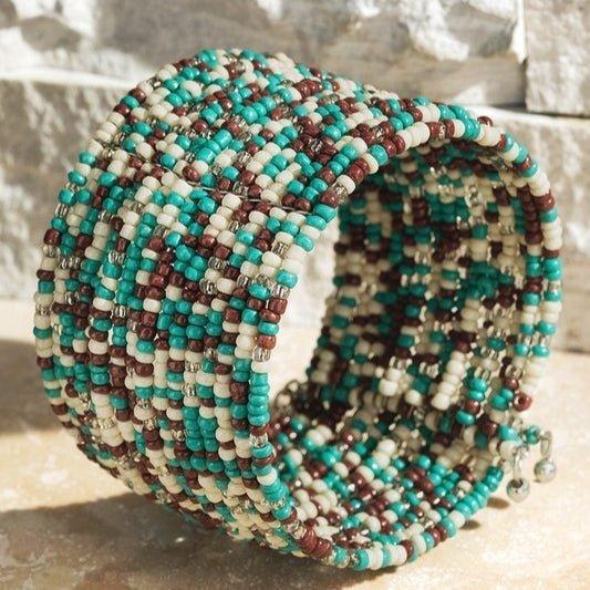 Banjo Seed Bead Cuff Bracelet Product Image