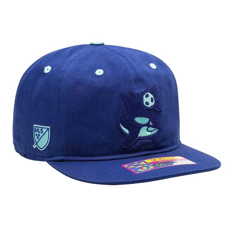 Fan Ink Mens Seattle Sounders Fc Blue Bankroll Snapback Hat Product Image