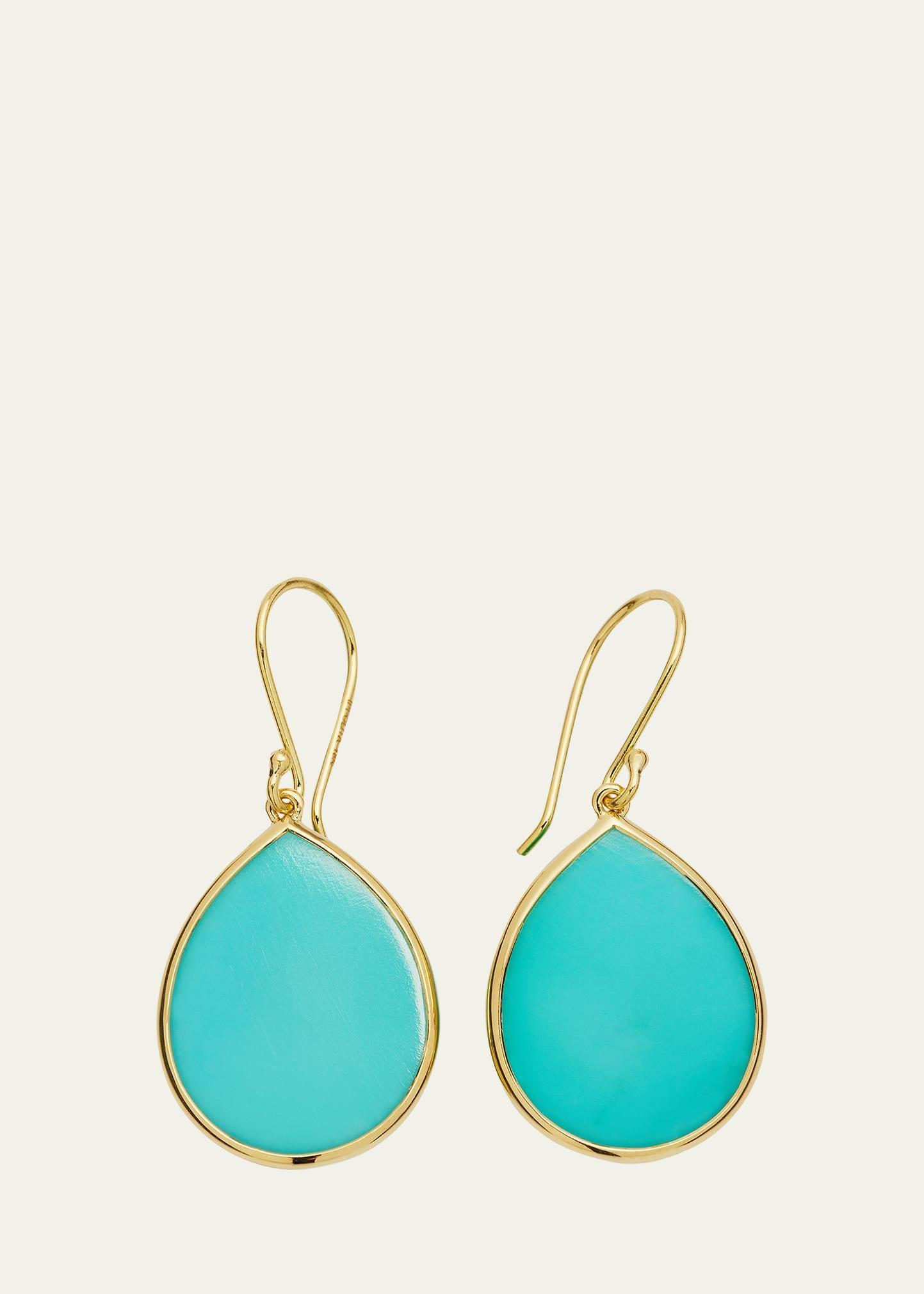 Ippolita 18K Yellow Gold Rock Candy Turquoise Drop Earrings Product Image