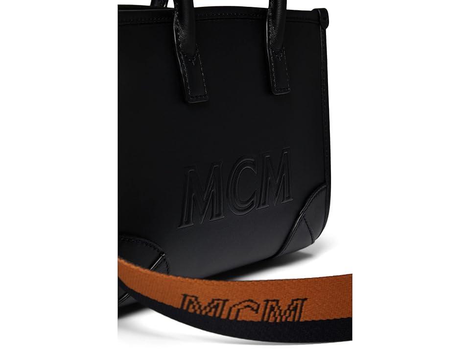 Womens Leather Logo Mini Tote Product Image