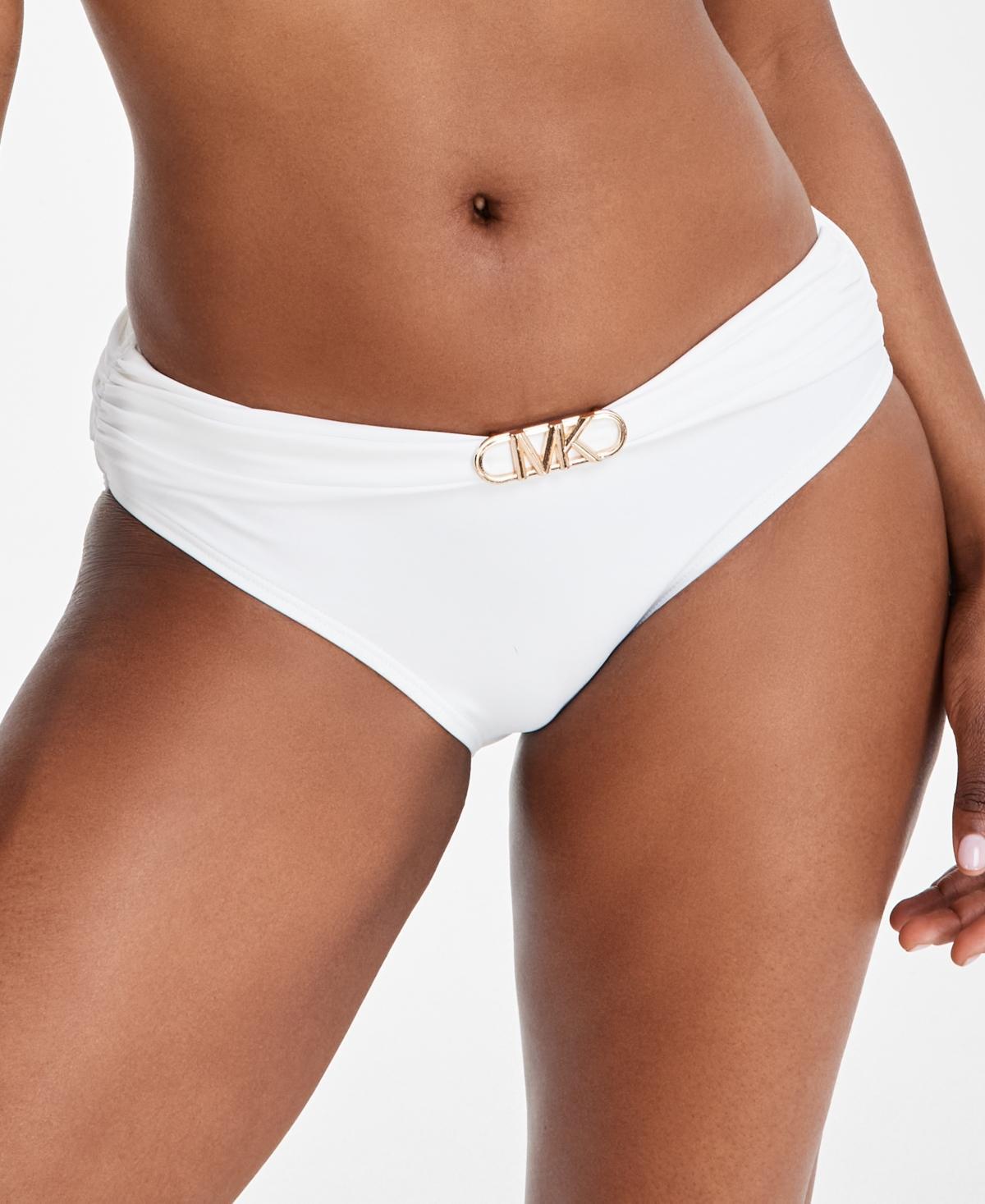 Michael Michael Kors Womens Belted Bikini Bottoms Product Image