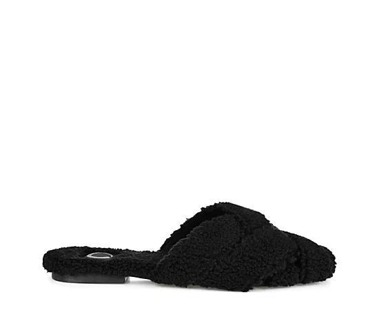 Journee Collection Faux Fur Sereena Slipper Women's Shoes Product Image