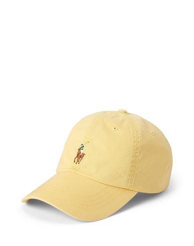 POLO RALPH LAUREN Stretch-cotton Twill Ball Cap Man Hat Yellow Size Onesize Cotton, Elastane Product Image