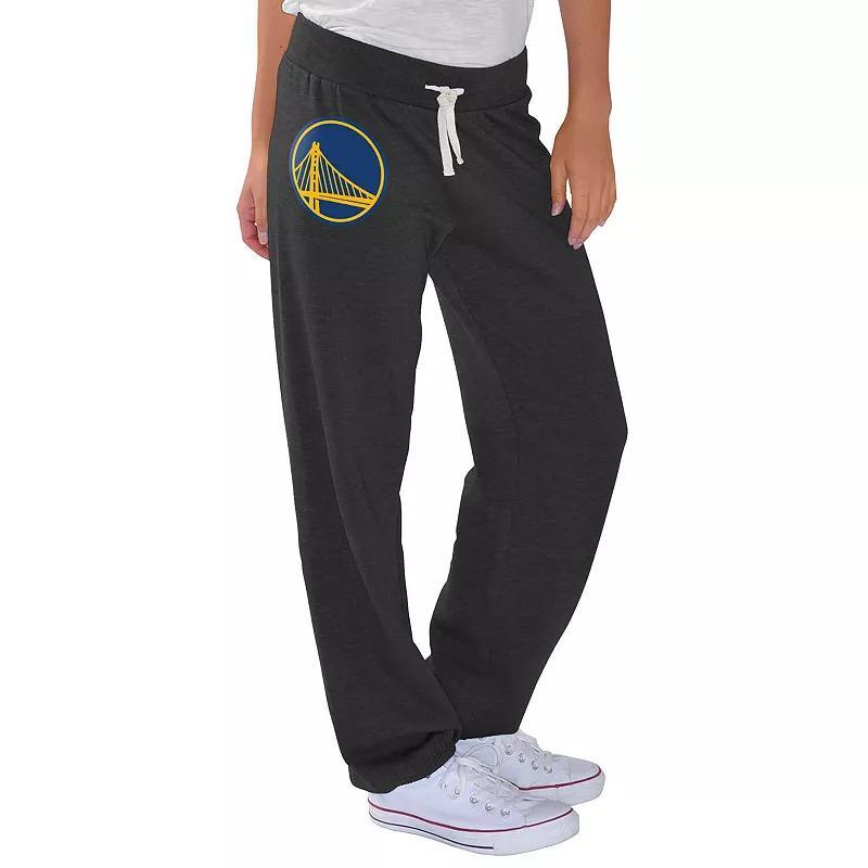 Womens G-III 4Her by Carl Banks Charcoal Golden State Warriors Scrimmage Pants Product Image