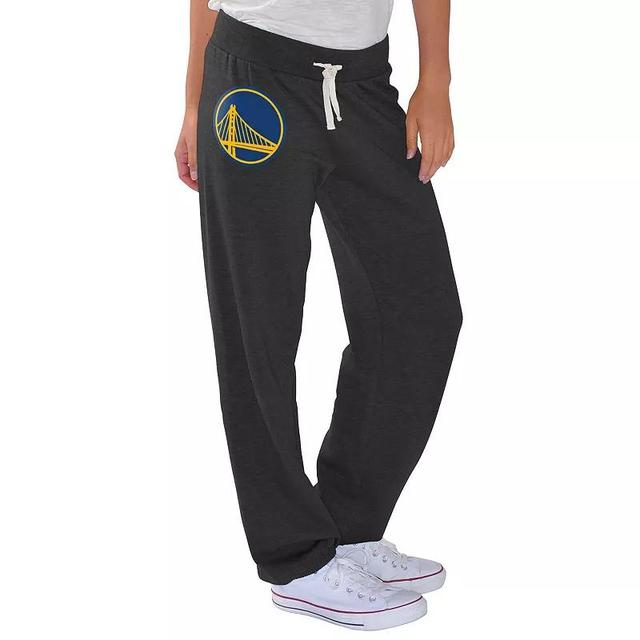 Womens G-III 4Her by Carl Banks Charcoal Golden State Warriors Scrimmage Pants Product Image