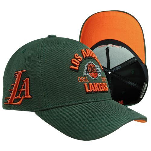 Pro Standard Mens Knicks Pinch Front Snapback - Orange/Olive Product Image