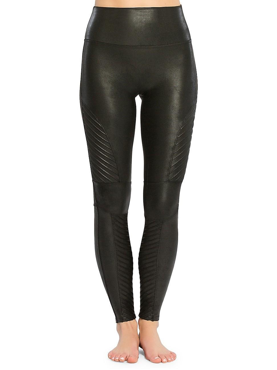 Spanx Moto Faux Leather Leggings Product Image