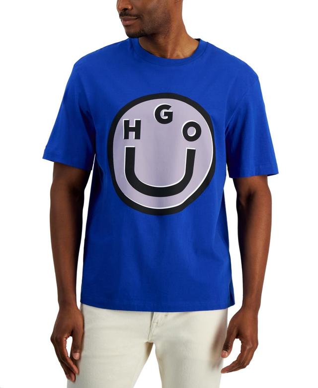 Hugo by Hugo Boss Mens Short Sleeve Crewneck Logo Graphic T-Shirt Product Image