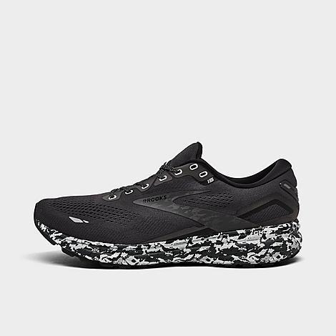 Brooks Mens Ghost 15 - Shoes Ebony/Black/Oyster Product Image