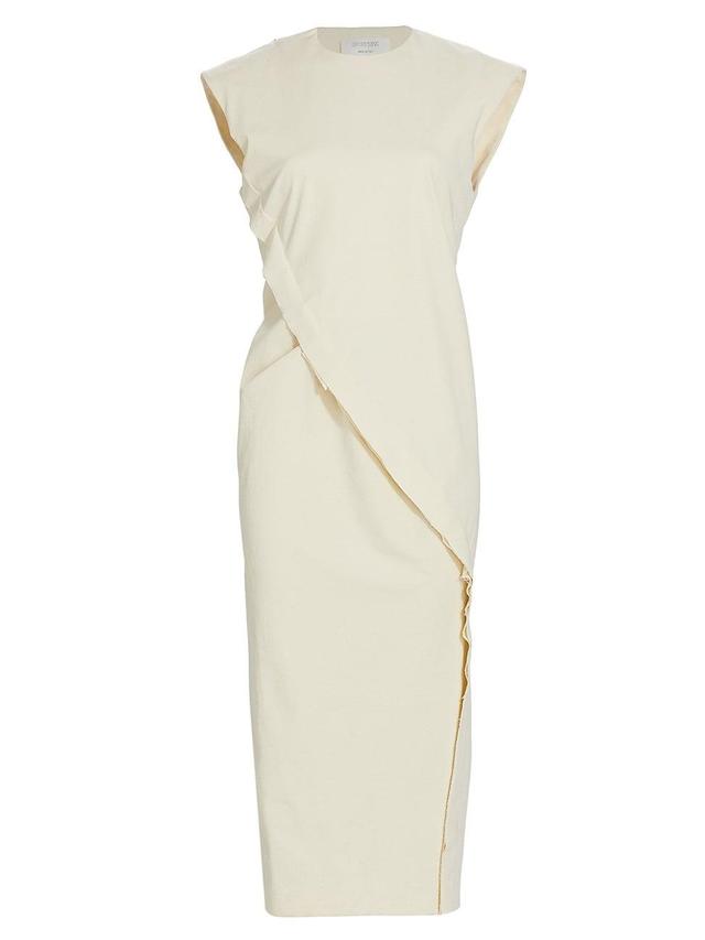 Womens Tiberio Wrap Midi-Dress Product Image