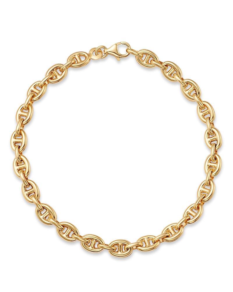 Alberto Amati 14K Yellow Gold Puff Mariner Link Chain Bracelet Product Image