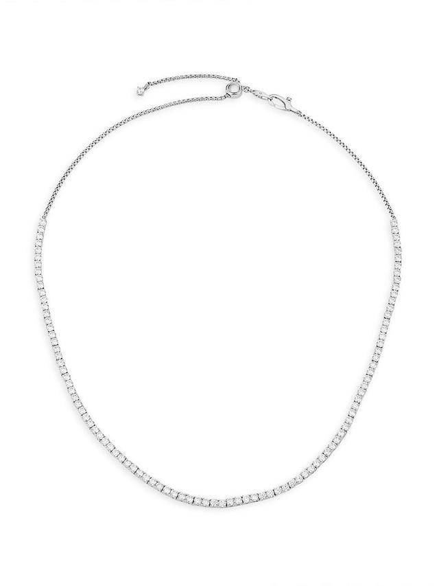 Womens Loveall Sterling Silver & Cubic Zirconia Tennis Necklace Product Image