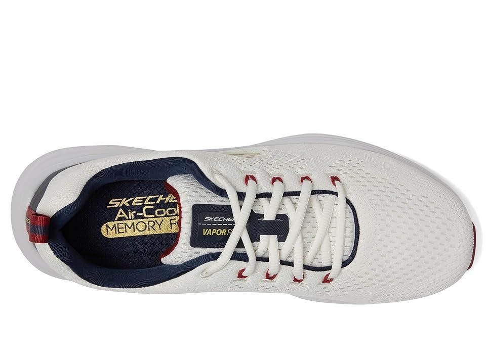 SKECHERS Vapor Foam (White/Navy/Red) Men's Shoes Product Image