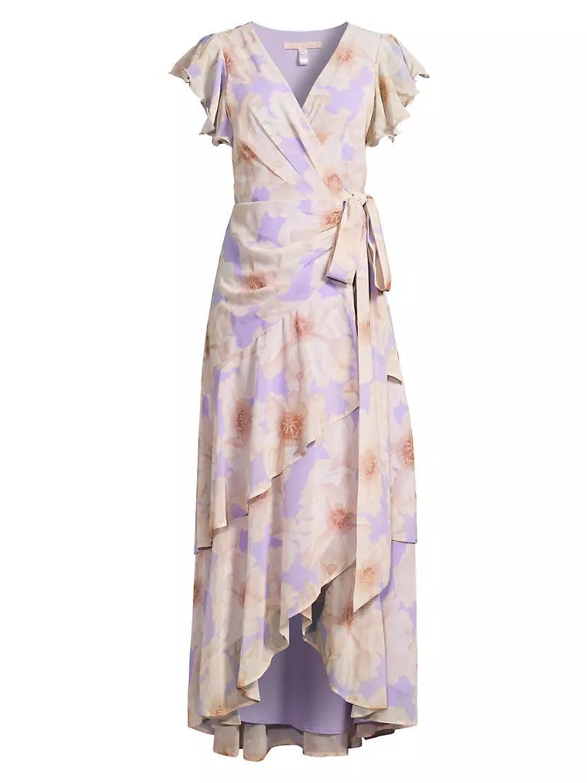 Cezza Floral Wrap Dress Product Image