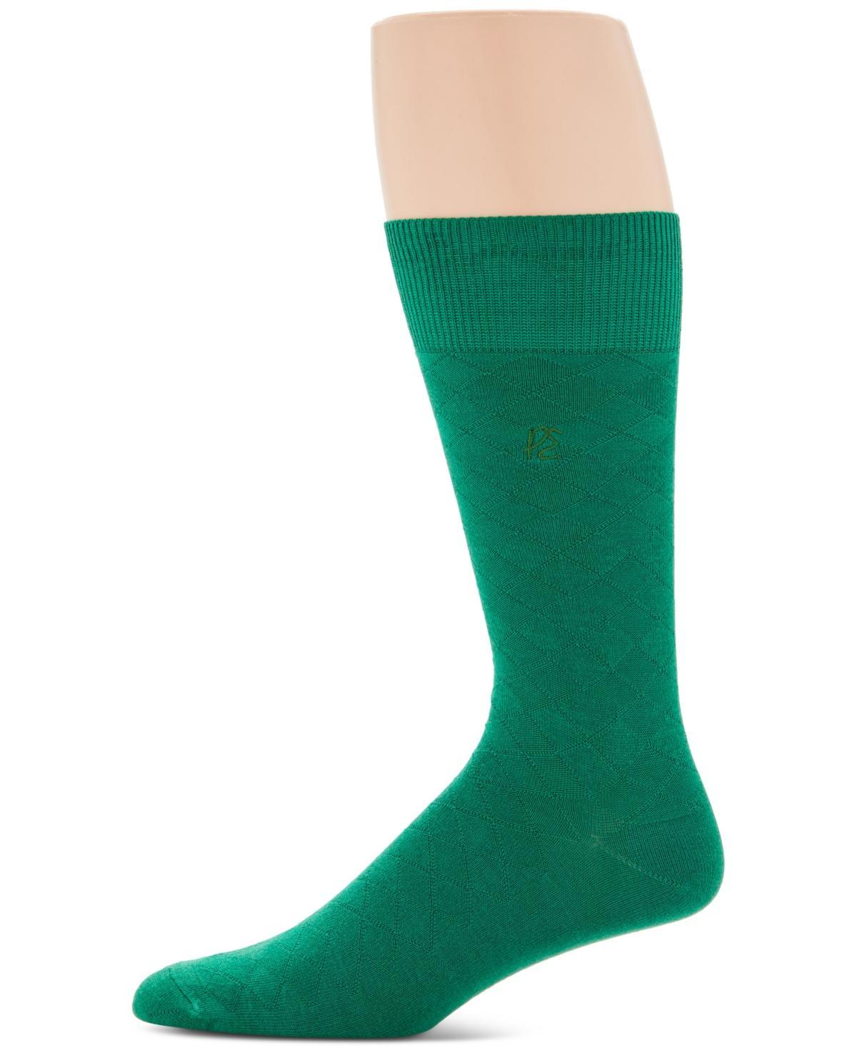 Perry Ellis Portfolio Mens Diamond Stitch Socks - 1 pk. Product Image