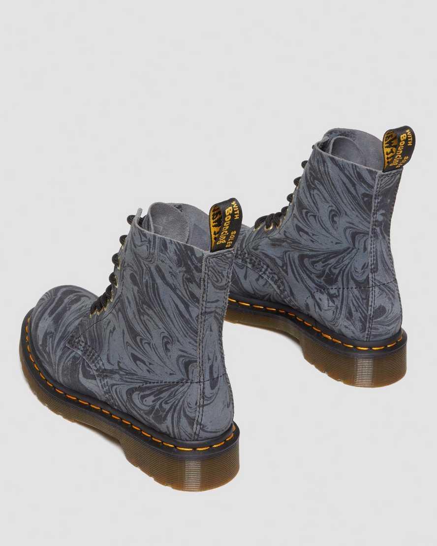 1460 Pascal Marbled Suede Lace Up Boots Product Image