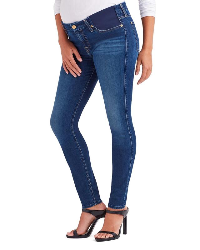 Womens Maternity Ankle Skinny Faded Jeans - New Luxe Duchess - Size 24 Product Image