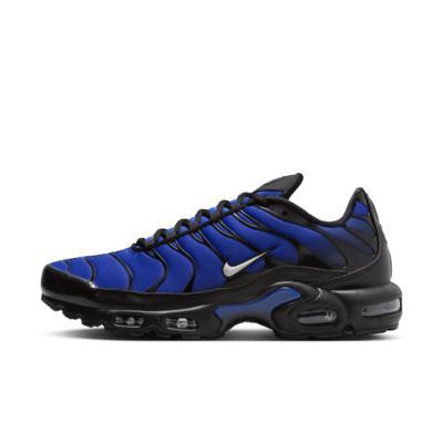 Nike Mens Nike Air Max Plus - Mens Running Shoes Black/Phantom/Blue Product Image