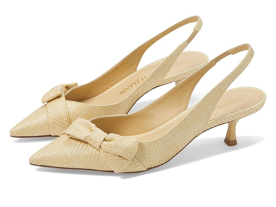 Womens Sofia 50MM Raffia Slingback Pumps Product Image