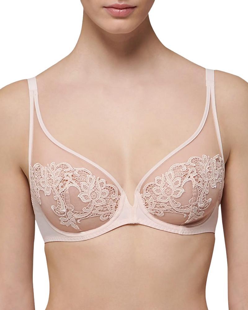 Simone Perele Saga Sheer Plunge Underwire Bra Product Image