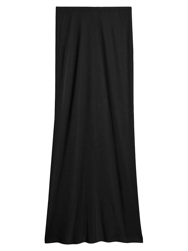 Womens Fluid Jersey Maxi Skirt Product Image