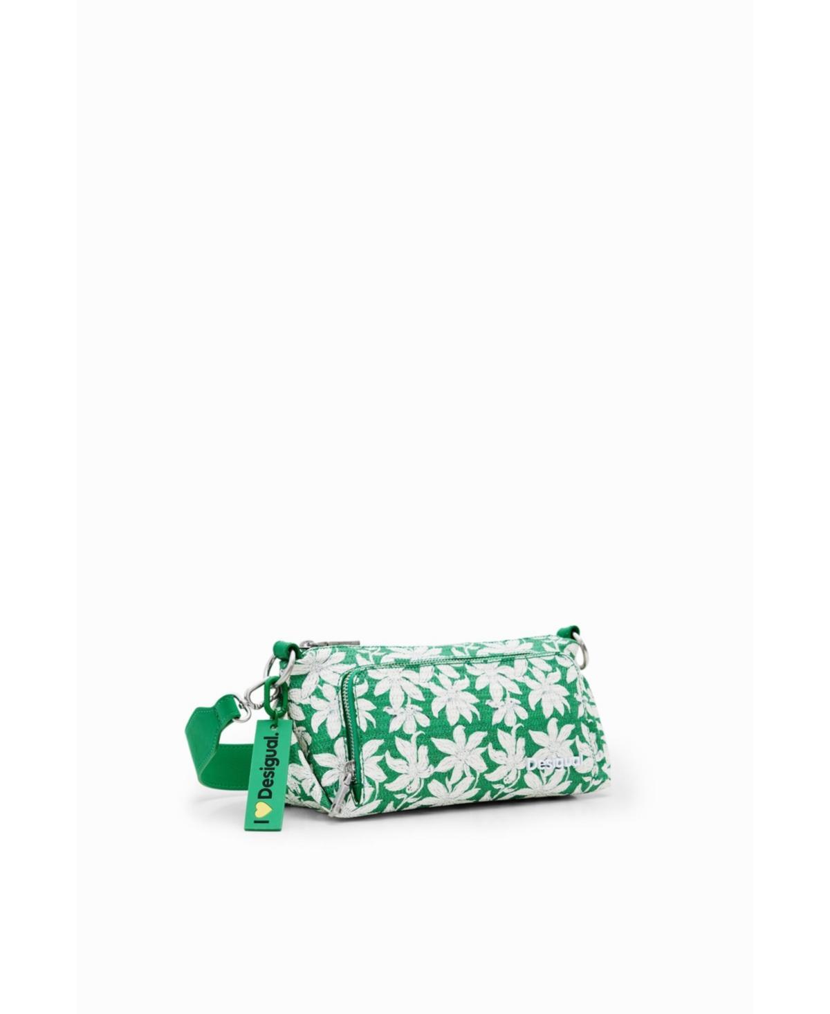 Desigual Womens S textured floral crossbody bag Product Image