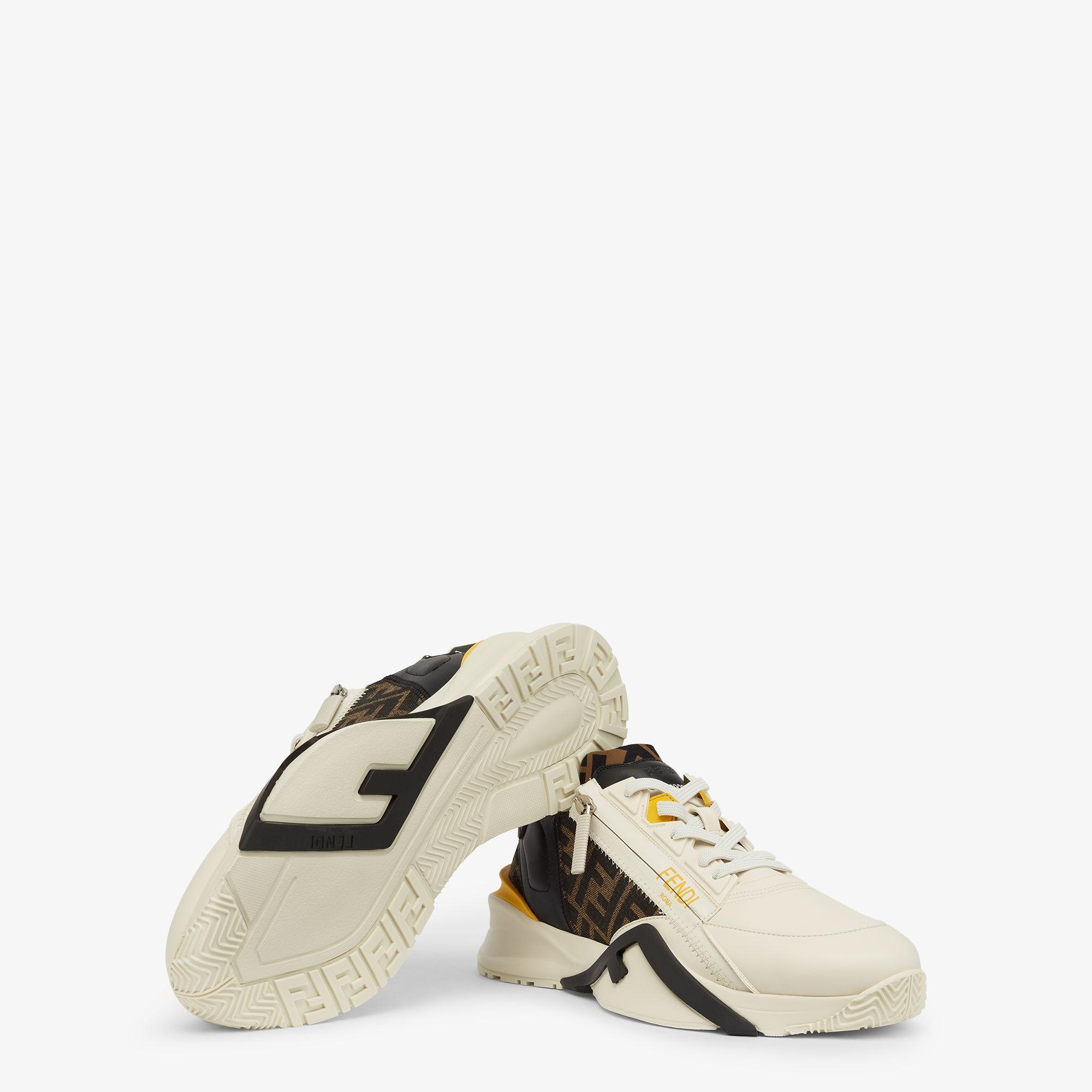 Fendi Flow SneakersWhite leather low-tops Product Image