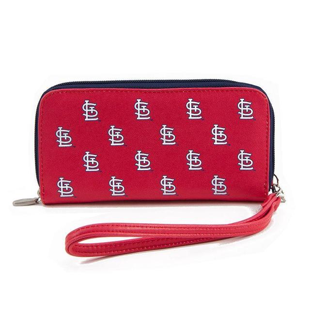 Womens St. Louis Cardinals Zip-Around Wristlet Wallet Product Image