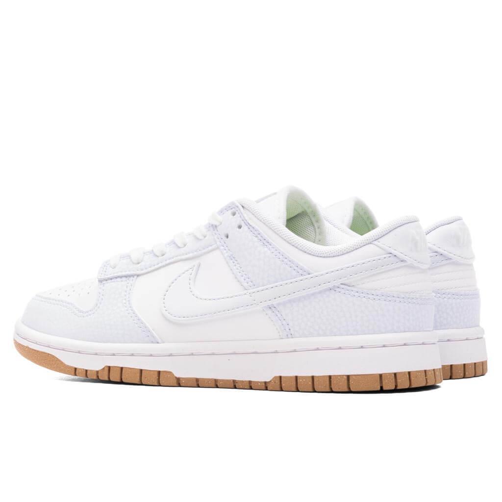 Women's Nike Dunk Low Premium Next Nature - White/Football Grey/Gum Light Brown Female Product Image