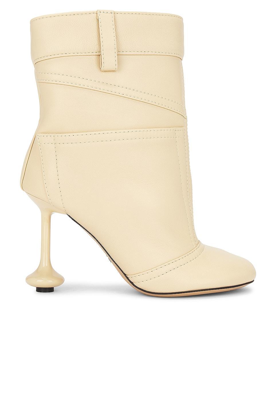 Loewe Toy Ankle Boot in Oat Milk - Cream. Size 41 (also in 40). Product Image