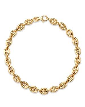 Alberto Amati 14K Yellow Gold Puff Mariner Link Chain Bracelet Product Image