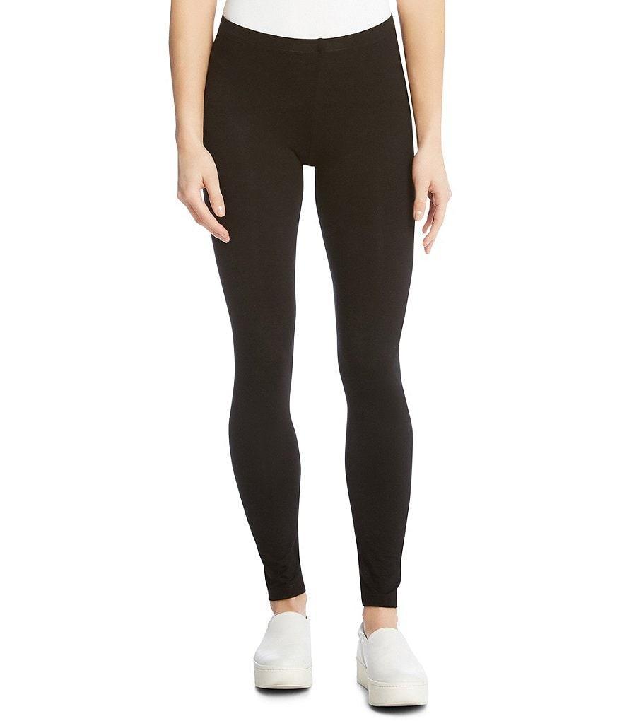 Karen Kane Heavy Slim Leg Elastic Waist Pull-On Leggings Product Image