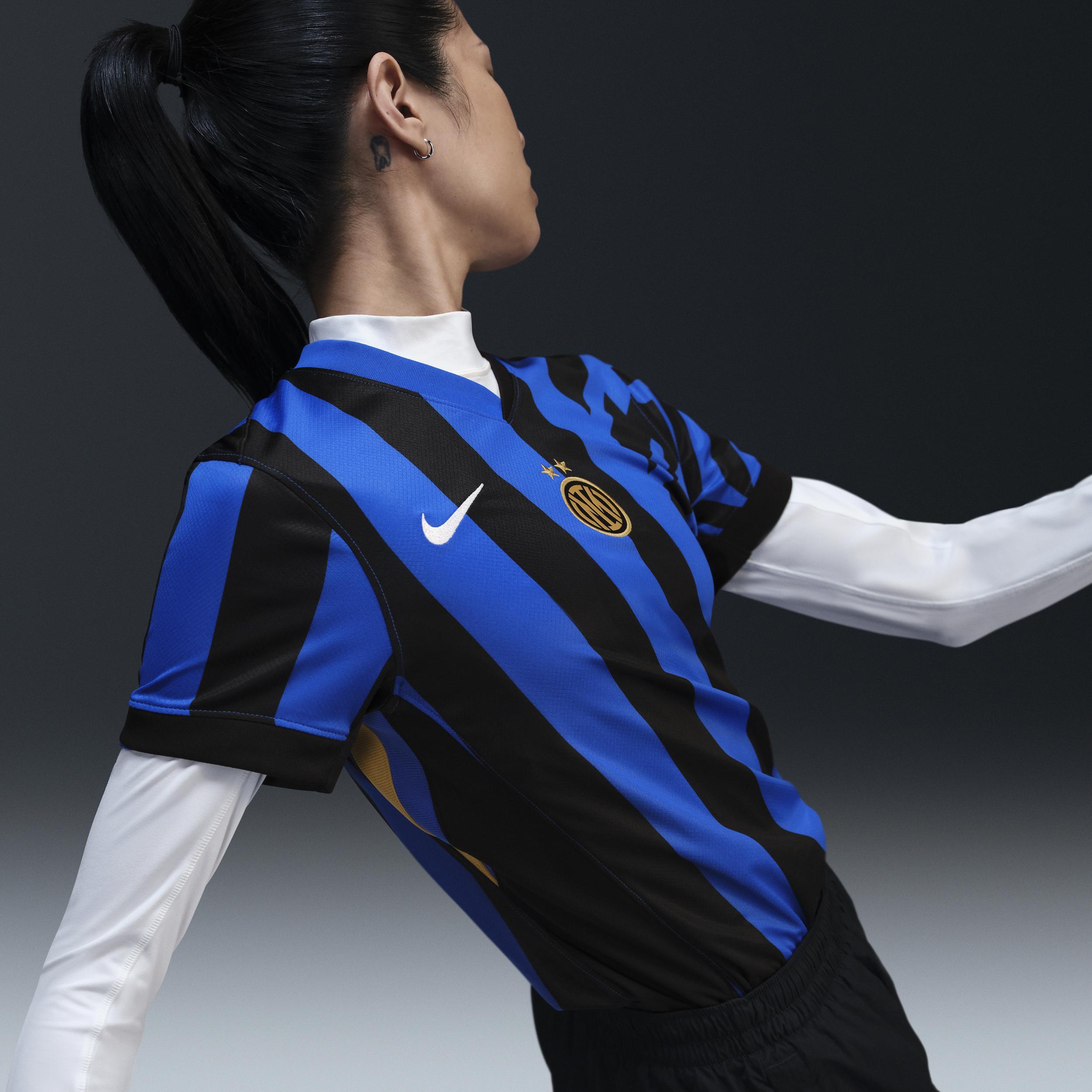 Inter Milan 2024/25 Stadium Home Nike Women's Dri-FIT Soccer Replica Jersey Product Image